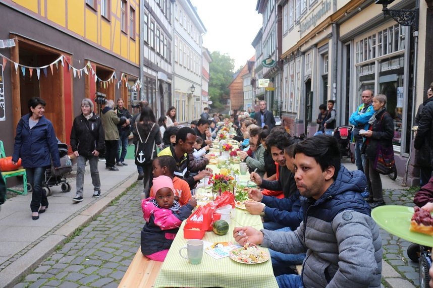 Essen der Kulturen in der Kurzen Meile