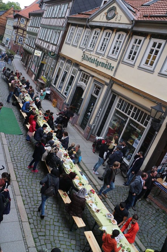 Essen der Kulturen in der Kurzen Meile