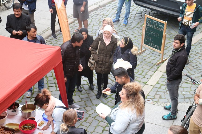 Essen der Kulturen in der Kurzen Meile