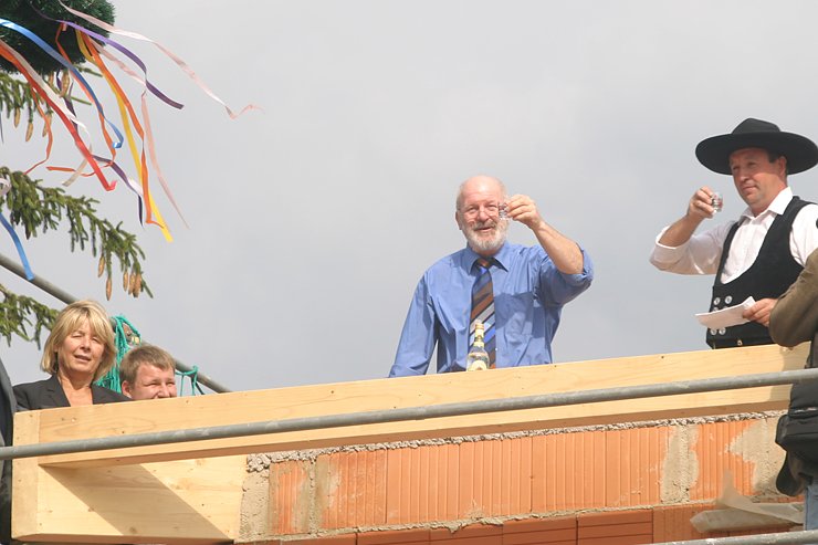 Richtfest der neuen Filterhalle