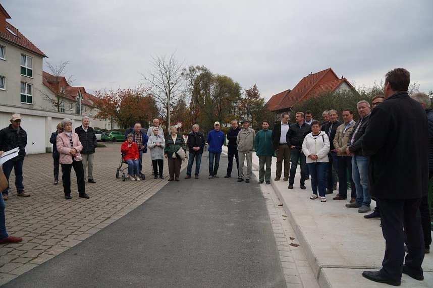 Einweihung des M&uuml;hlendamms in Ellrich.