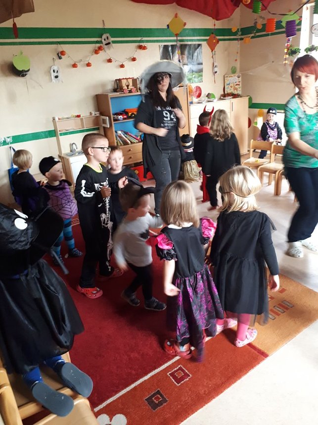 Halloween-Party im Urbacher Kindergarten