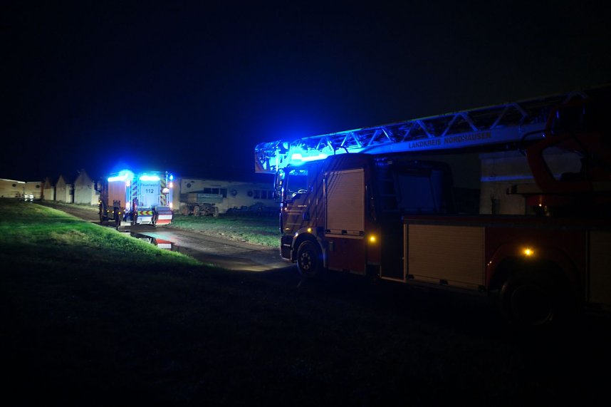 Gro&szlig;&uuml;bung der Nordh&auml;user Wehren