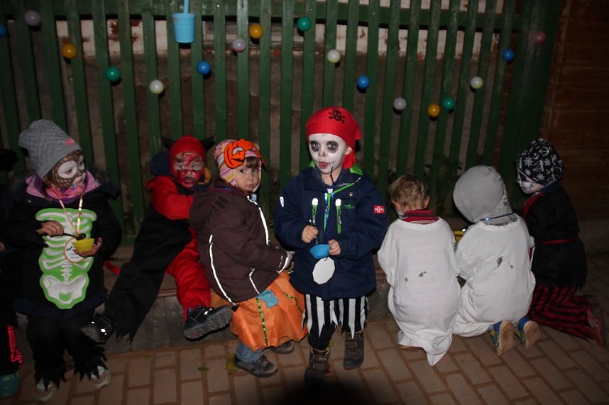 Gruselstimmung im Kinderhaus