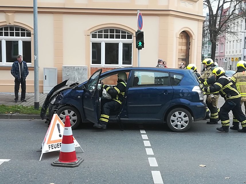 Unfall auf der Kreuzung
