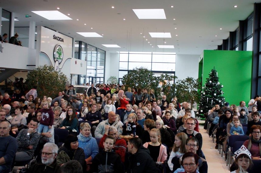 Weihnachtswelt in der Skoda-Welt