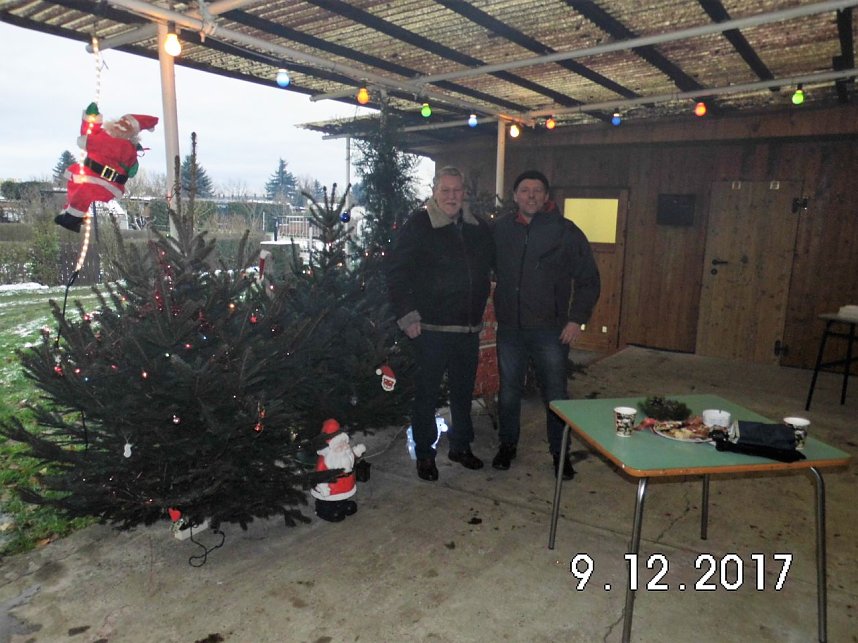 Kleingartenverein "Frohes Schaffen" lud zum Nikolausgrillen