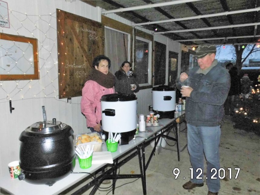 Kleingartenverein "Frohes Schaffen" lud zum Nikolausgrillen