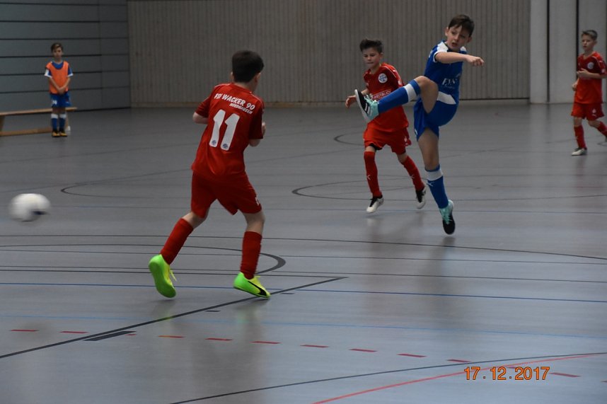 Wackers E1 bei der Futsal-Kreismeisterschaft