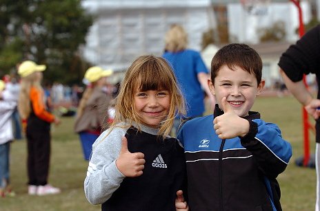 Grundschulsporttag auf dem Hohe-Kreuz-Sportplatz
