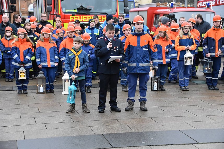 Friedenslicht verteilt