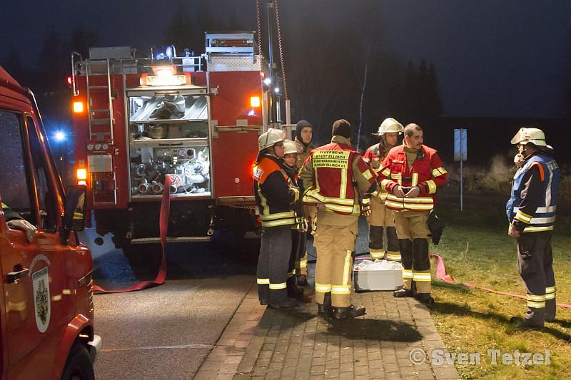 Gefahrgutzug des Landkreises im Einsatz