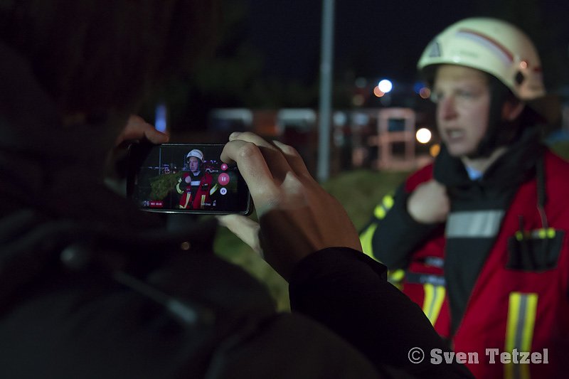 Gefahrgutzug des Landkreises im Einsatz