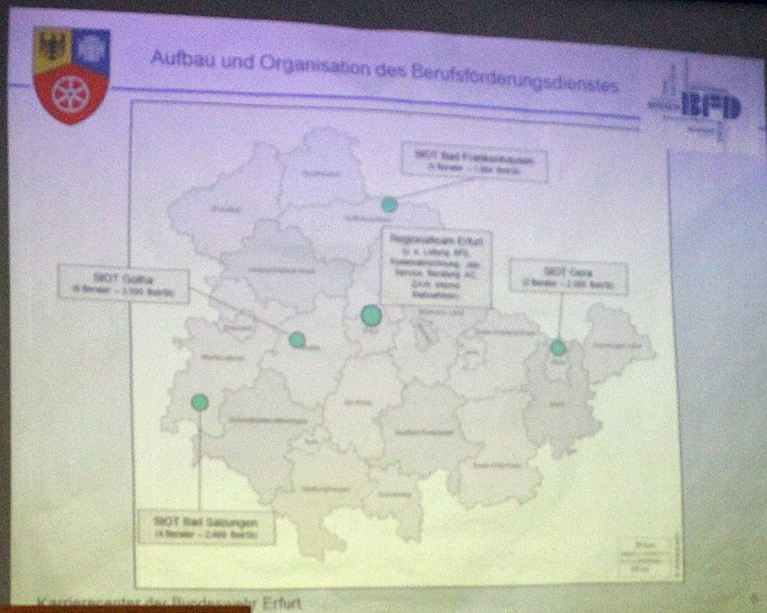 Berufsf&ouml;rderungsdienst der Bundeswehr stellte sich vor