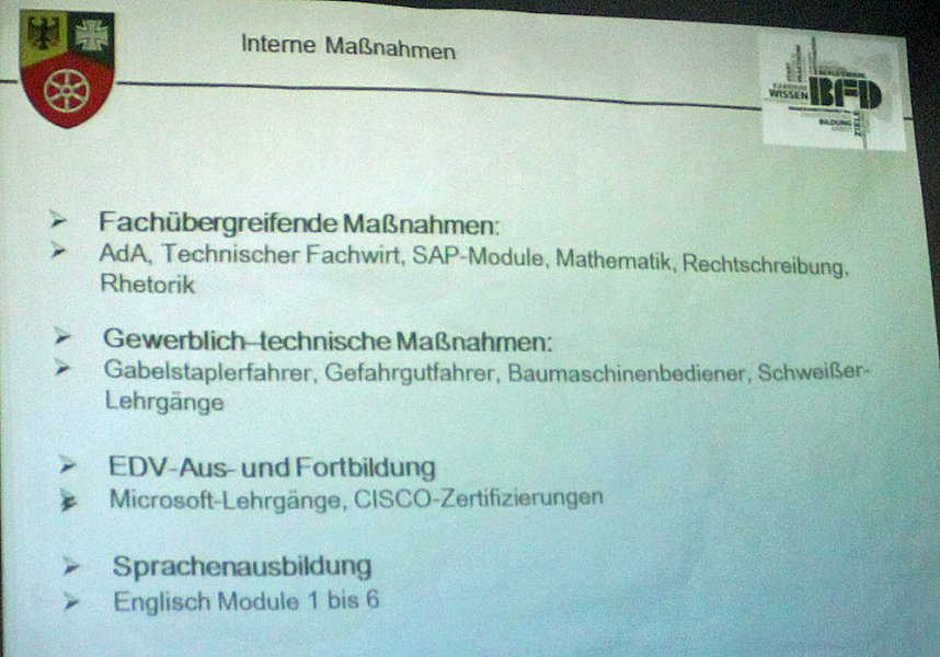 Berufsf&ouml;rderungsdienst der Bundeswehr stellte sich vor