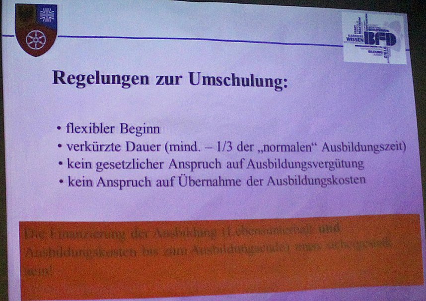 Berufsf&ouml;rderungsdienst der Bundeswehr stellte sich vor