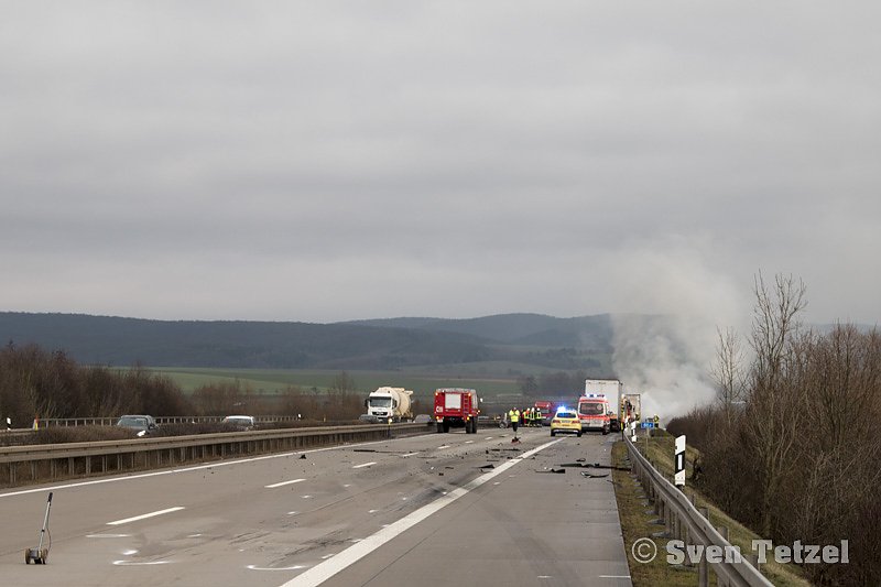 Schwerer Unfall mit get&ouml;teter Person