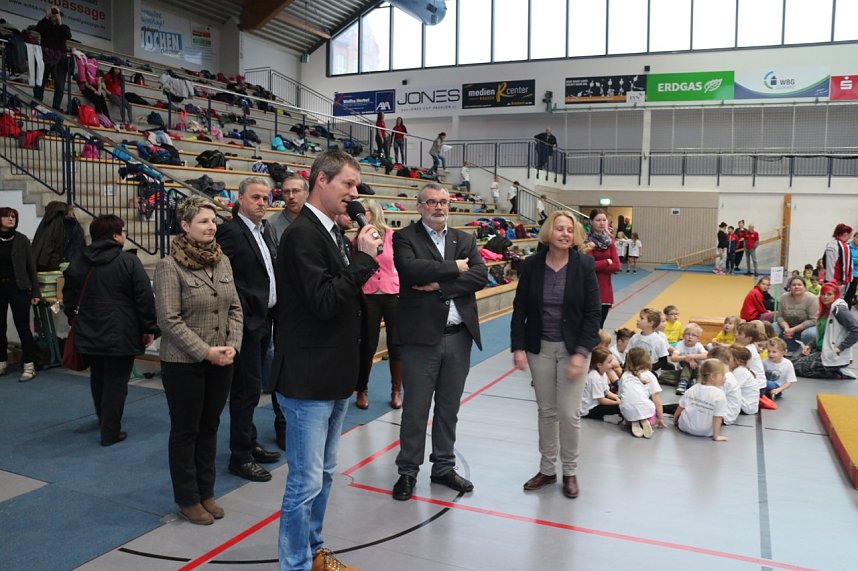 16. Kindergartensporttag in der Wiedigsburghalle Nordhausen