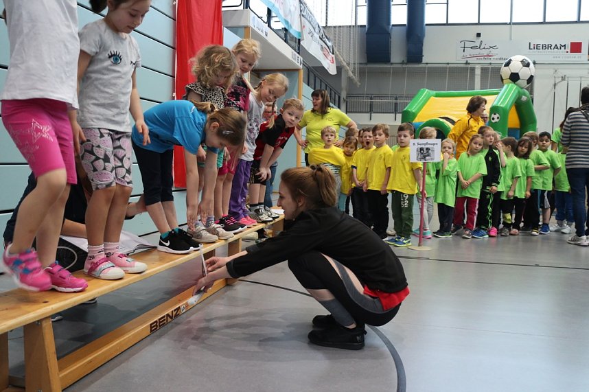 16. Kindergartensporttag in der Wiedigsburghalle Nordhausen