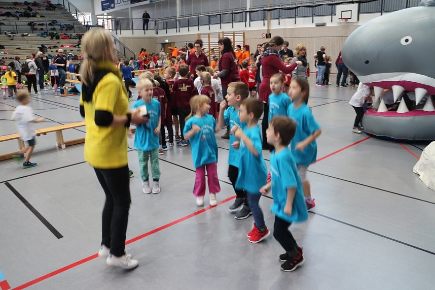 16. Kindergartensporttag in der Wiedigsburghalle Nordhausen