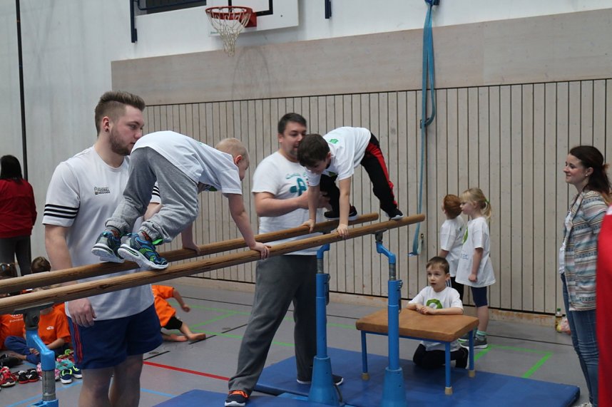 16. Kindergartensporttag in der Wiedigsburghalle Nordhausen