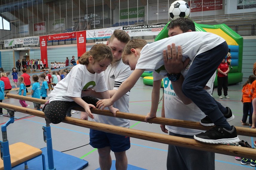 16. Kindergartensporttag in der Wiedigsburghalle Nordhausen