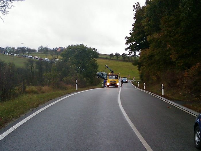 Unfall zwischen Petersdorf und Buchholz