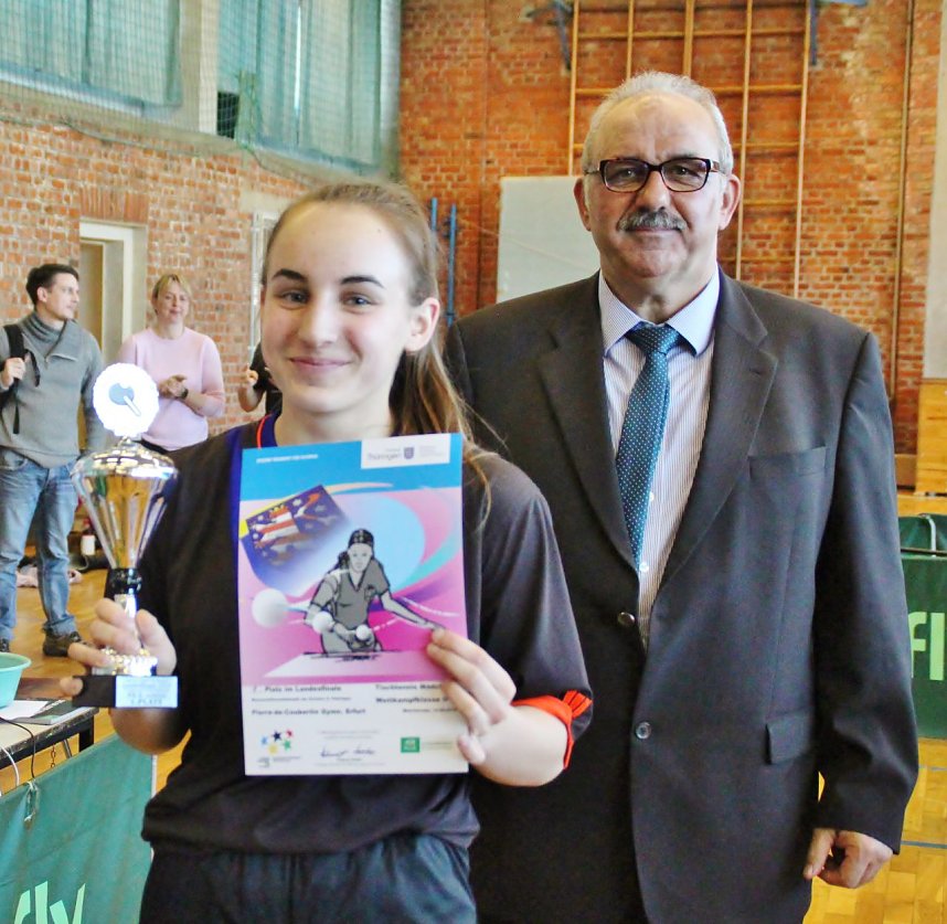 Landesfinale im Tischtennis in Bleicherode