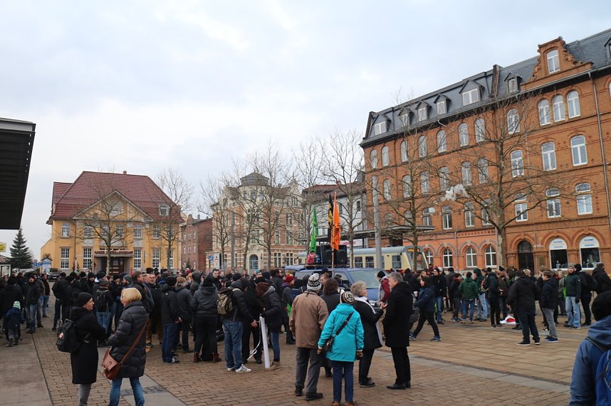 Zwei Demos in Nordhausen