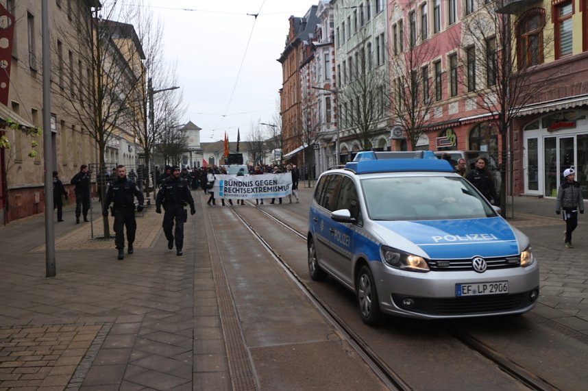 Zwei Demos in Nordhausen