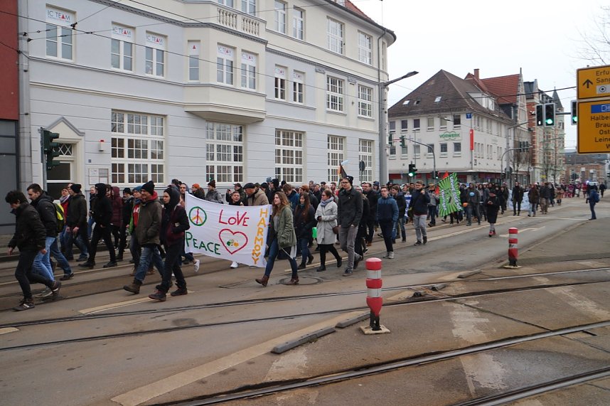 Zwei Demos in Nordhausen