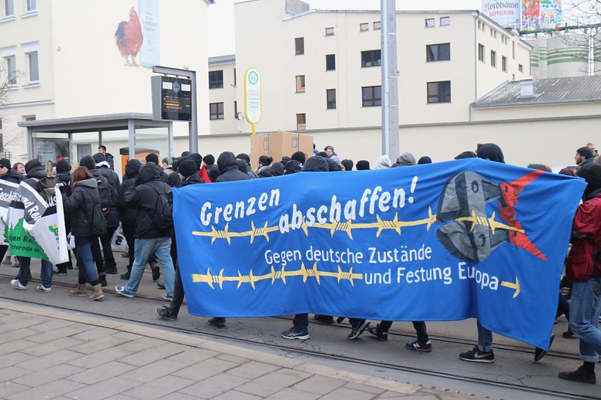 Zwei Demos in Nordhausen