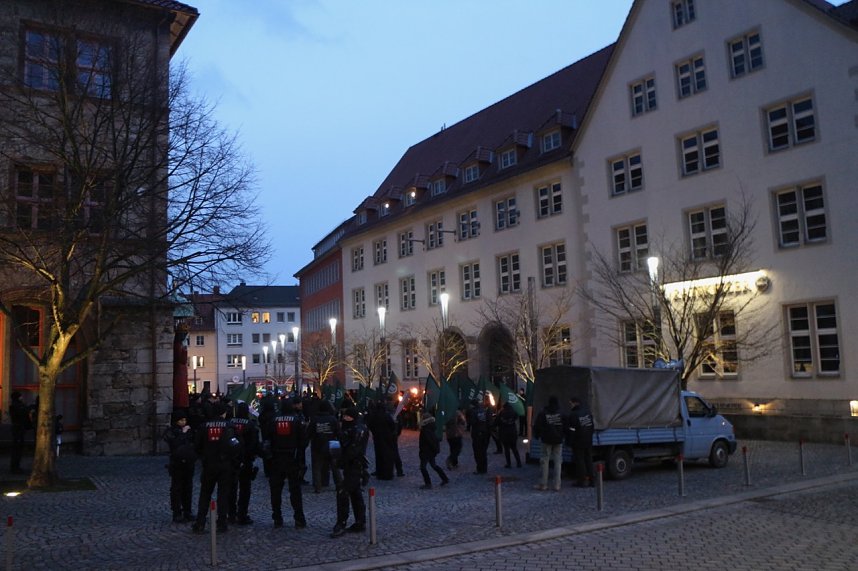 Zwei Demos in Nordhausen