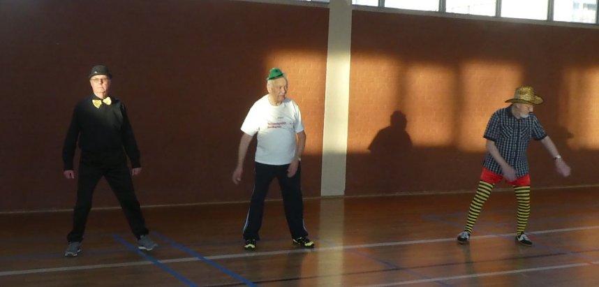 Herzsportgruppe feierte Rosenmontag