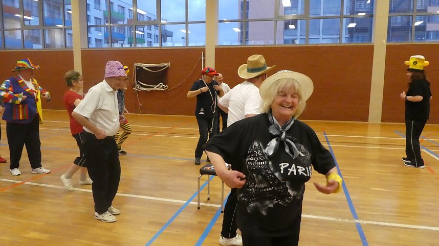 Herzsportgruppe feierte Rosenmontag