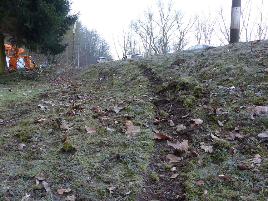 Dann ging es weiter nach unten