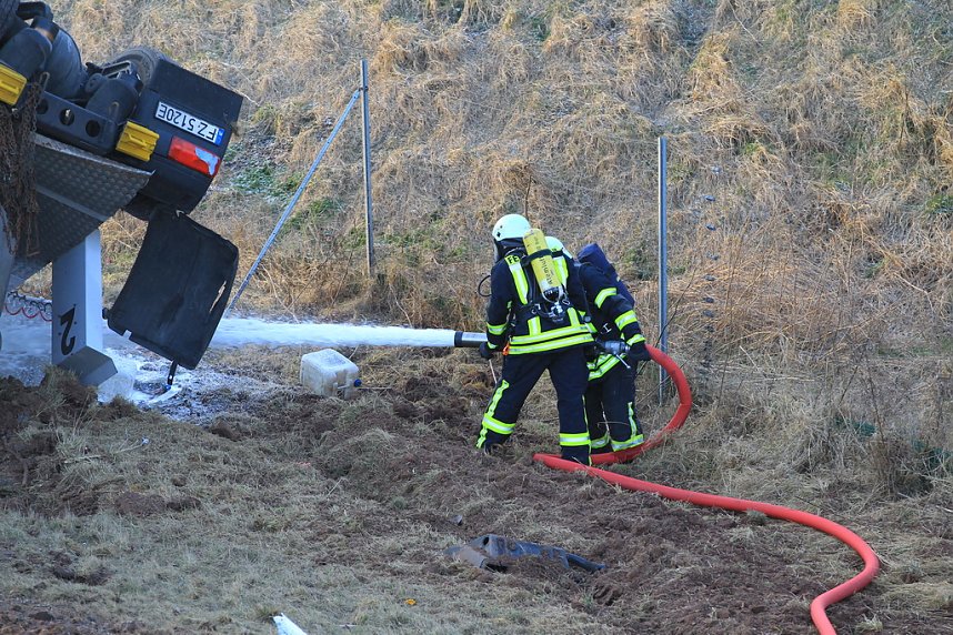 Unfall auf der A 38