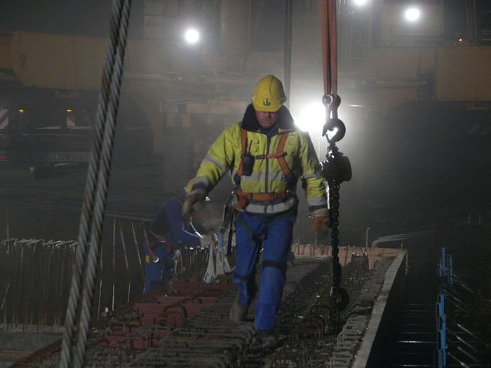 Nachtarbeit zwischen Nordhausen und Werther