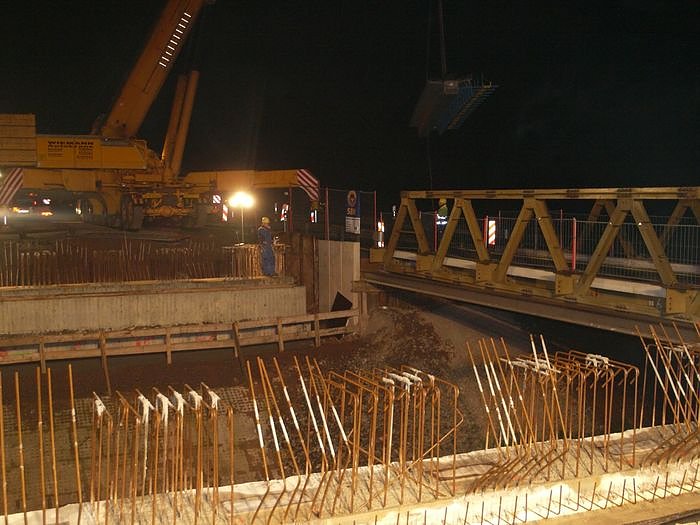 Nachtarbeit zwischen Nordhausen und Werther