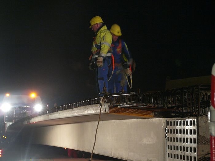 Nachtarbeit zwischen Nordhausen und Werther