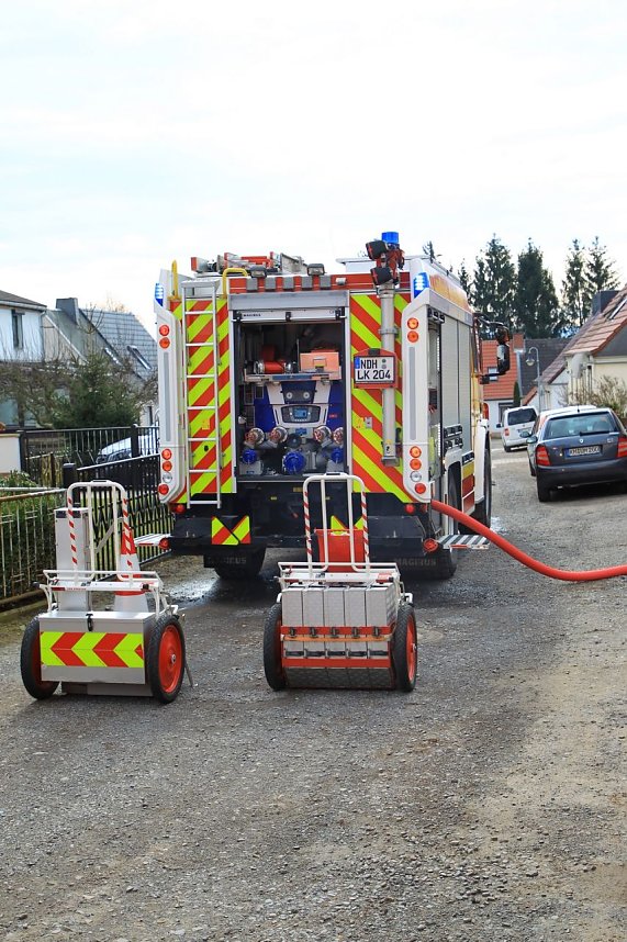 Feuerwehreinsatz in Bielen