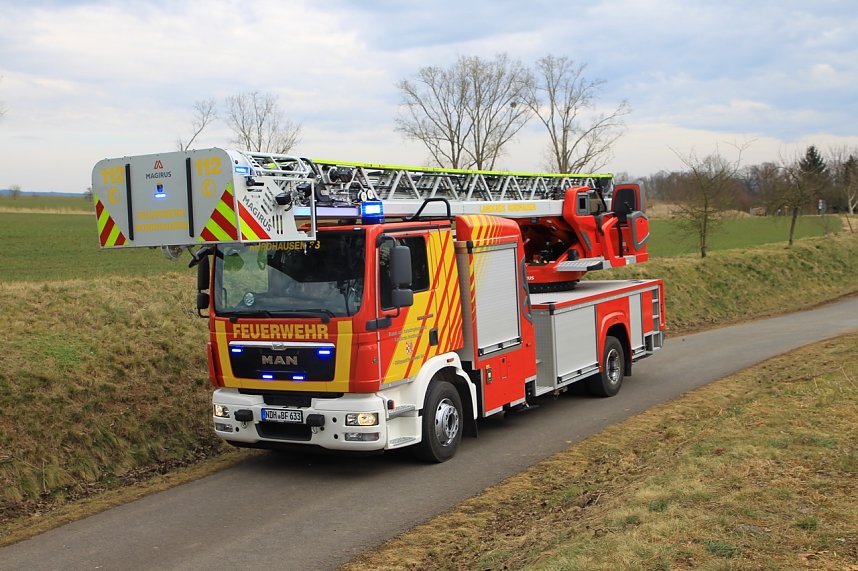 Feuerwehreinsatz in Bielen
