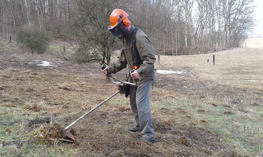 Mahd im Moor, BUND Nordhausen im Einsatz