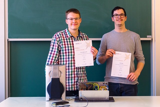3. Platz bei Jugend forscht f&uuml;r Schillers Technikbastler