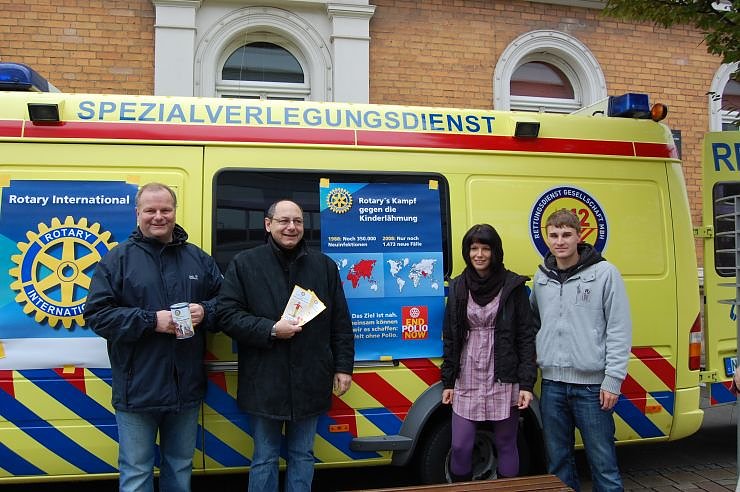 Aktion des Rotary Club