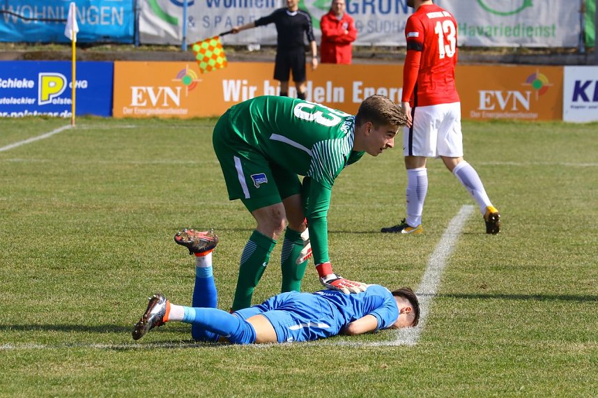 Nur ein Unentschieden gegen die U23 von Hertha BSC