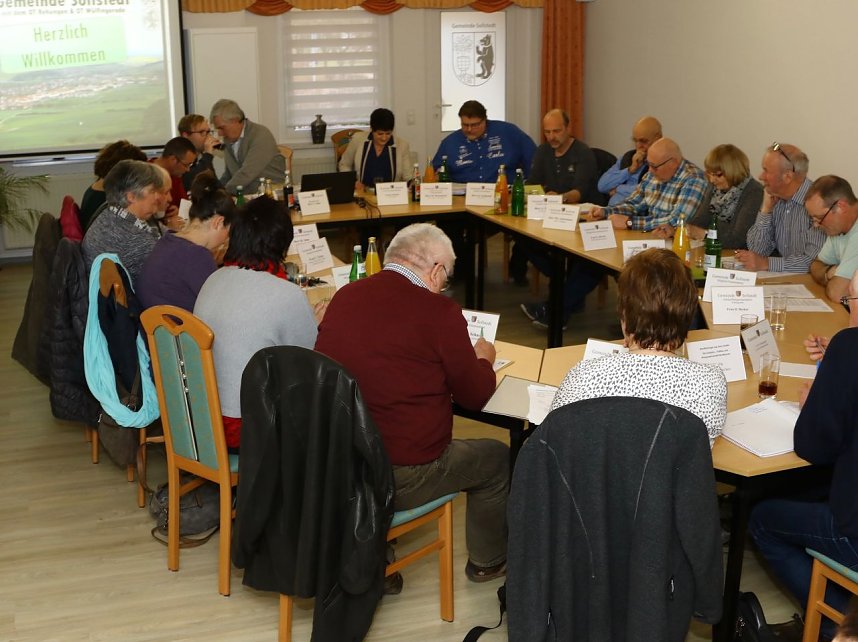 Gemeinderatssitzung in Sollstedt