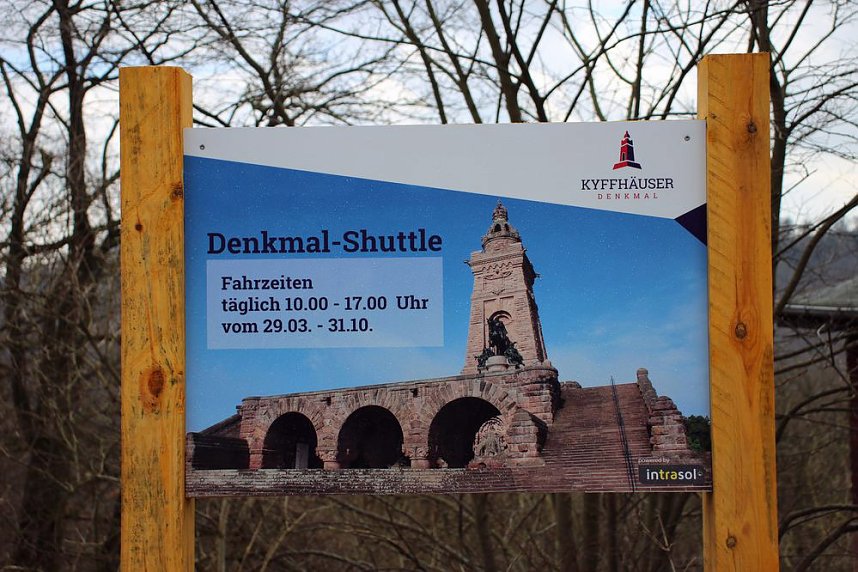 Mit Elektroantrieb zum Kyffh&auml;userdenkmal