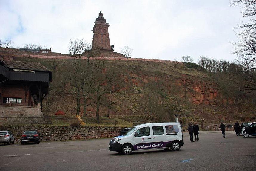 Mit Elektroantrieb zum Kyffh&auml;userdenkmal