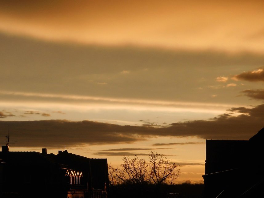 Abendhimmel nach dem Gewitter